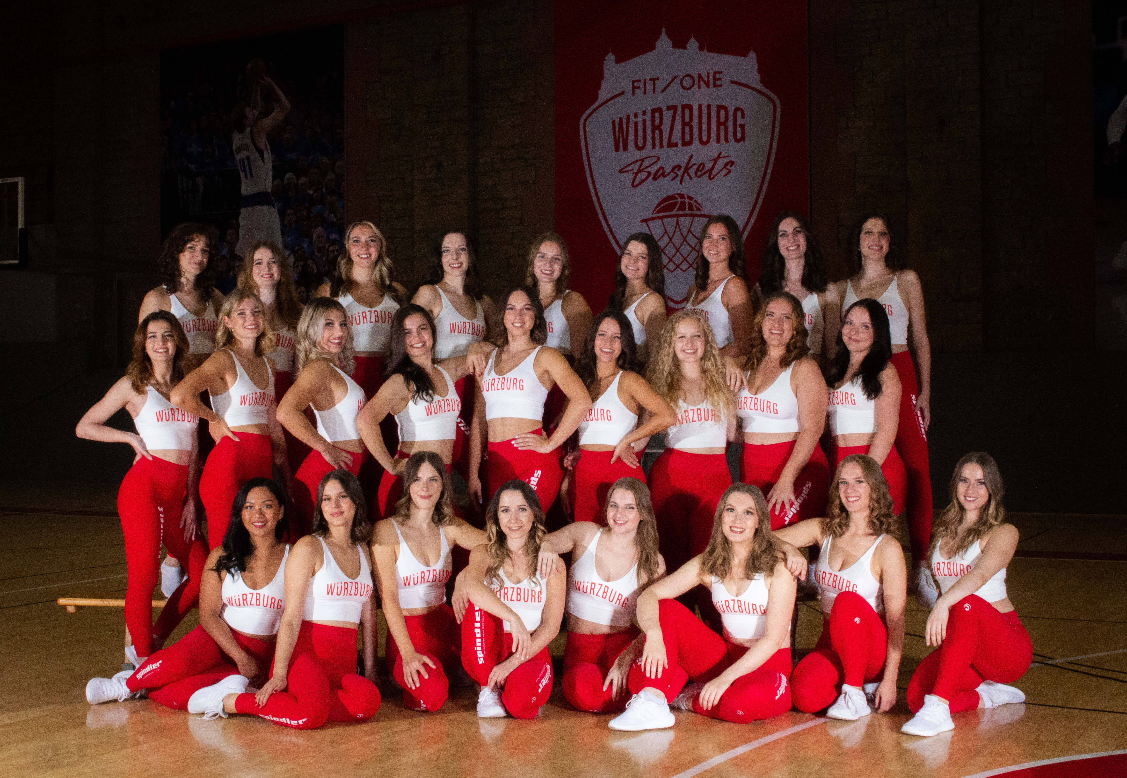 Gruppenbild Würzburg Baskets Dancers