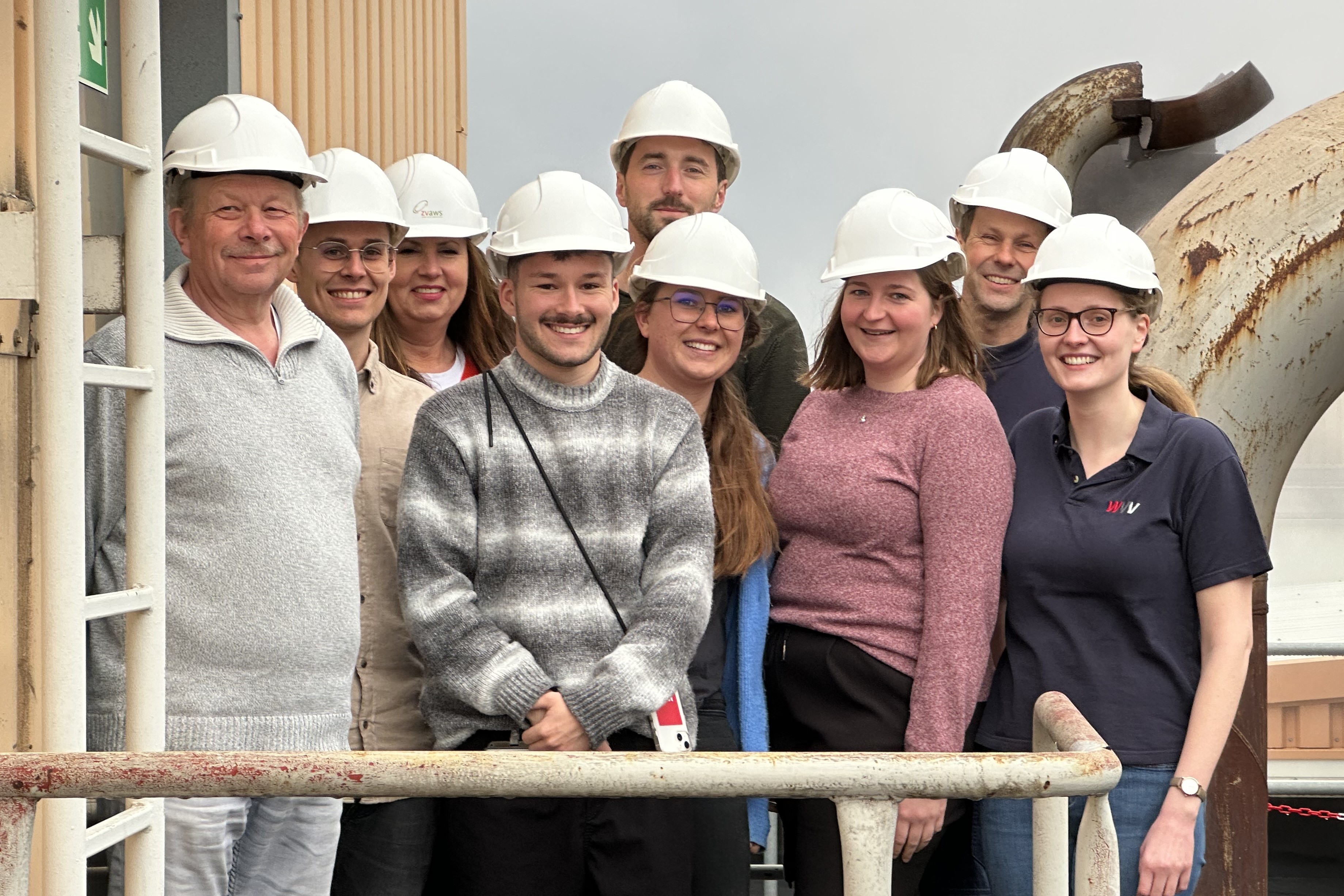 Einblick - MHKW Gruppenfoto bei der Betriebsführung